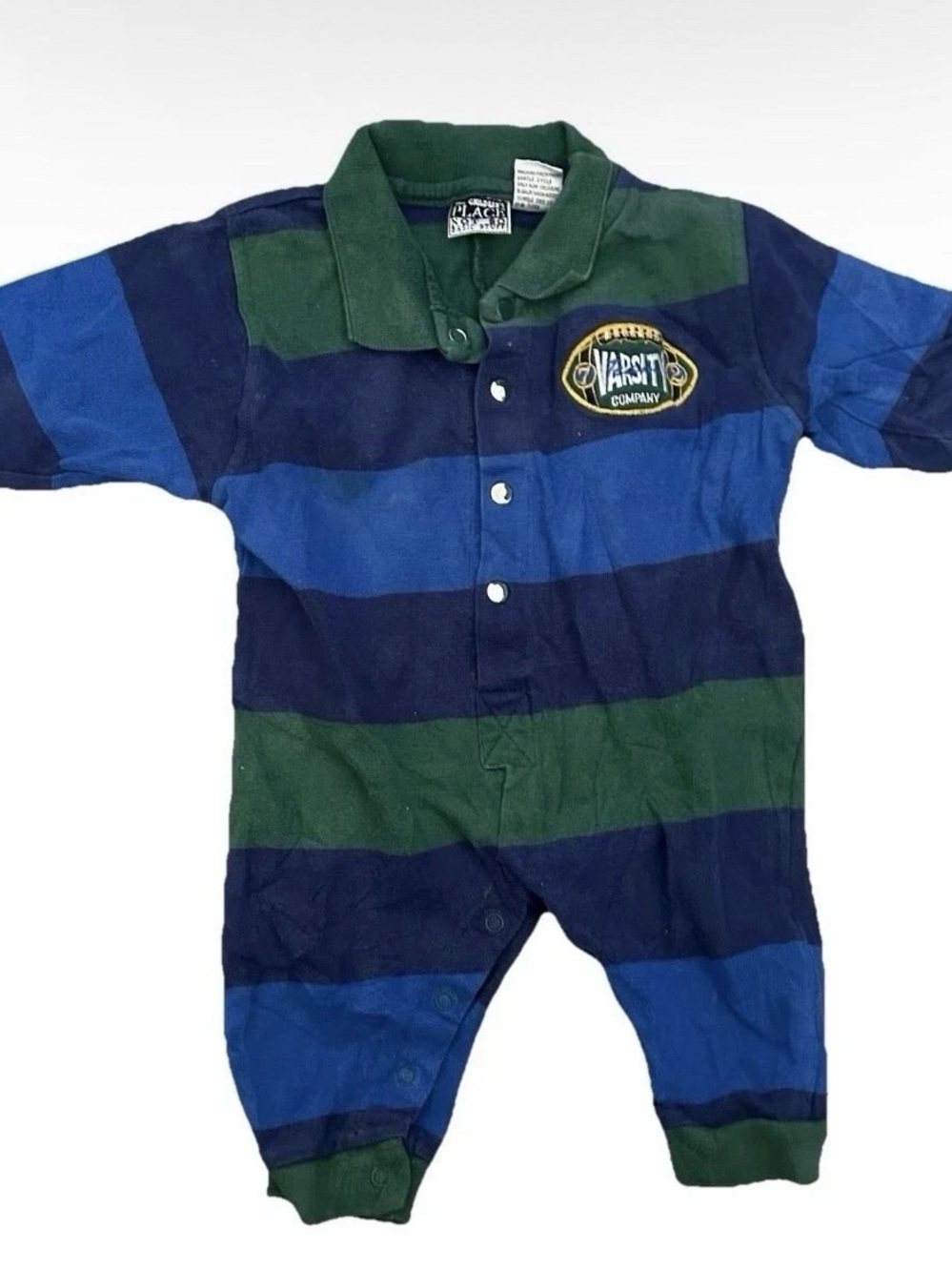 Vintage The Children’s Place Striped Romper Size 6-12 Months